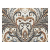 Nappe Schéma floral brillant avec pierre de gemme (Devant (Horizontal))