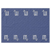 Nappe Scorpio Zodiac Sign on Navy Blue Camo (Devant (Horizontal))