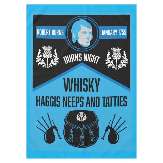 Nappe Scottish Burns Night Super (Devant)