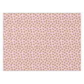 Nappe Scottish Highland Cow fête d'anniversaire rose (Devant (Horizontal))