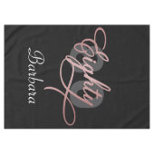 Nappe Script Gold Rose de la fête du 80e anniversaire (Devant (Horizontal))