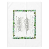Nappe Scripture, Psalm 11, Bible Verse, (Devant)