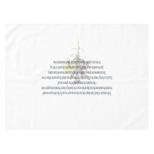 Nappe Scripture, psaume 11 (Devant (Horizontal))