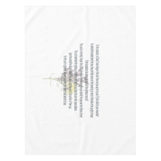 Nappe Scripture, psaume 11 (Devant)