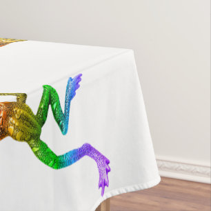 Nappe Sculpture de grenouille arc-en-ciel de SlipperyJoe