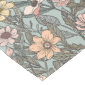 Nappe Seafoam Pink Yellow Retro Wildflower (Angle)