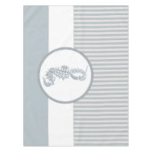 Nappe Seahorse Bleu Classique Nautique Élégant (Devant)