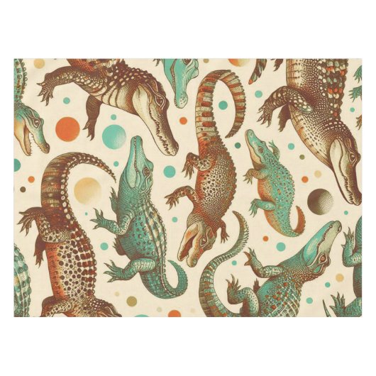 Nappe Seamlees d'alligator vintages (Devant (Horizontal))