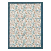 Nappe Seaside Seashells Sea stars pastel blue ivoire (Devant)