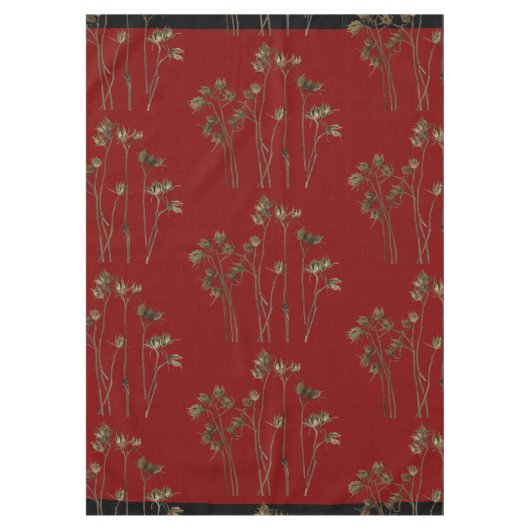 Nappe Seed Pods on a Tablecloth (Devant)