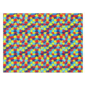 Nappe Sensibilisation sur l'autisme-Puzzle par Shirley T (Devant (Horizontal))