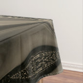 Nappe Sépia métallique ondulé sur arrière - plan foncé (In Situ)