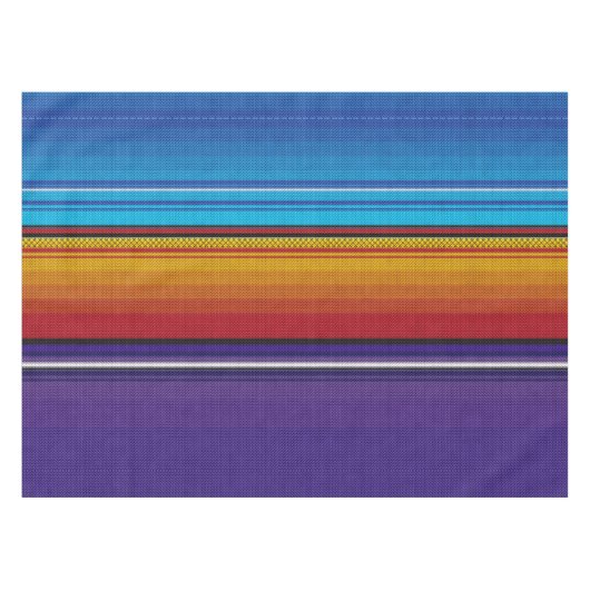 Nappe Serape mexicain #4 (Devant (Horizontal))