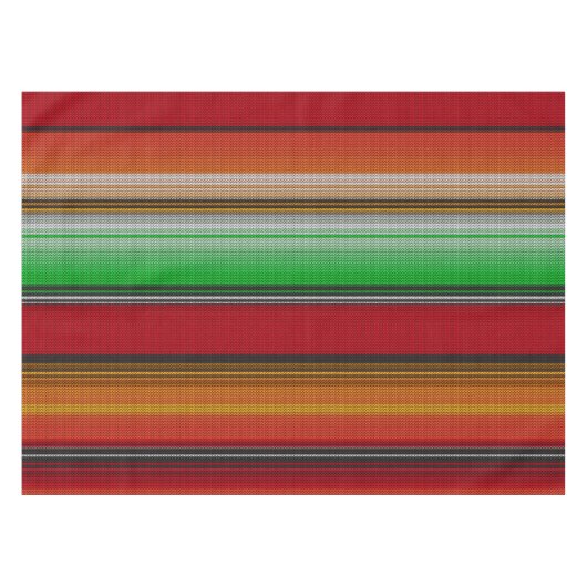Nappe Serape mexicaine #6 (Devant (Horizontal))