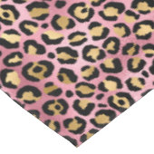 Nappe Série de design léopard rose et or 15 (Angle)