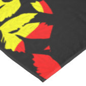 Nappe Serviette Reggae et les feuilles de la nature (Angle)