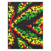 Nappe Serviette Reggae et les feuilles de la nature (Devant)