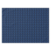 Nappe Serviettes géométriques texturées bleu foncé (Devant (Horizontal))