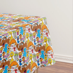 Nappe Sesame Street Pals Doodley Motif