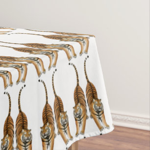 Nappe s'étendante heureuse de tigre de Bengale