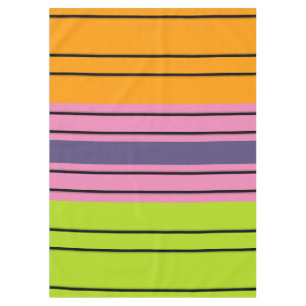 Nappe SEULEMENT COULEUR motif orange vert + votre backgr