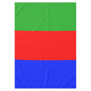 Nappe SEULEMENT COULEUR motif vert bleu royal + votre ba