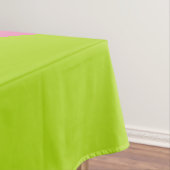 Nappe SEULEMENT COULEUR motif vert jaune + votre backgr. (In Situ)