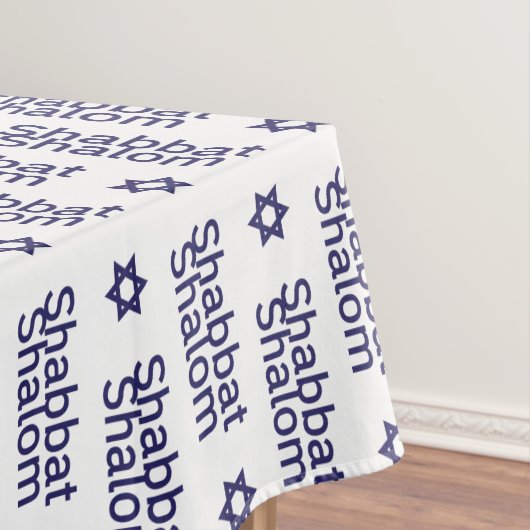 Nappe Shabbat shalom et Star of David motif (In Situ)