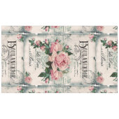 Nappe shabby chic, découpage, victorien, français chic, (Devant (Horizontal))