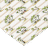 Nappe Shack tropical et paumes (Angle)