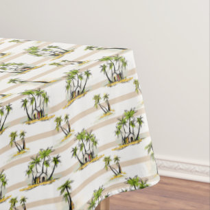 Nappe Shack tropical et paumes