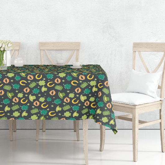 Nappe Shamrock de la Saint-Patrick Motif