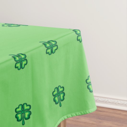 Nappe shamrock Jour de la Saint Patrick (In Situ)