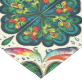 Nappe Shamrock Rainbows. Saint-Patty's Day (Angle)