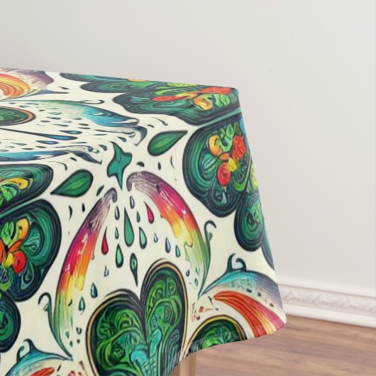 Nappe Shamrock Rainbows. Saint-Patty's Day (In Situ)