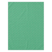 Nappe Shamrocks verts et Jacquards de coeur Motif (Devant)