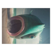 Nappe Shark sculpture on the beach (Devant (Horizontal))