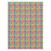 Nappe Sicilien, majolica, tuiles, citrons (Devant)