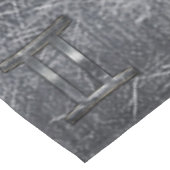 Nappe SIGNE Zodiaque Gemini Grunge Argent Distressé (Angle)