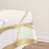 Nappe Silhouette de l'arbre d'or moderne Conception blan (In Situ)