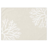 Nappe Silhouettes de corail de mer (Devant (Horizontal))