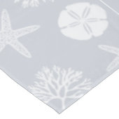 Nappe Silhouettes de la vie marine (gris côtier) (Angle)