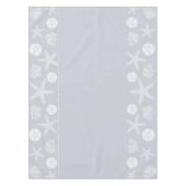 Nappe Silhouettes de la vie marine (gris côtier) (Devant)