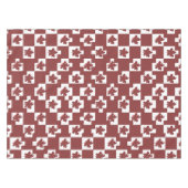 Nappe Silhueta de flores em padrão. (Devant (Horizontal))