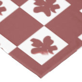 Nappe Silhueta de flores em padrão. (Angle)