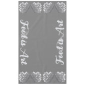 Nappe Silver et monogramme gris paisible | (Devant)