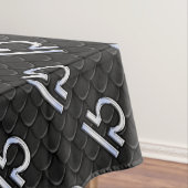 Nappe Silver Libra Zodiac Sign Snake Style peau (In Situ)