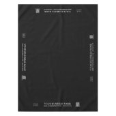 Nappe Simple Black & White Company Logo Foire de l'artis (Devant)