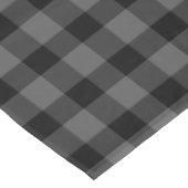 Nappe Simple Buffalo Plaid Gris & Black Motif Rustique (Angle)