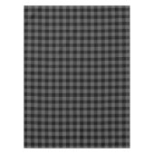 Nappe Simple Buffalo Plaid Gris & Black Motif Rustique (Devant)